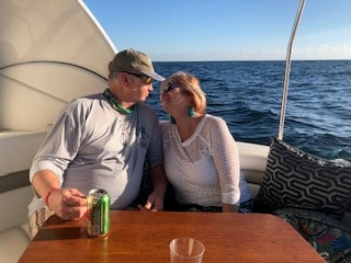 Steve and I traveling together